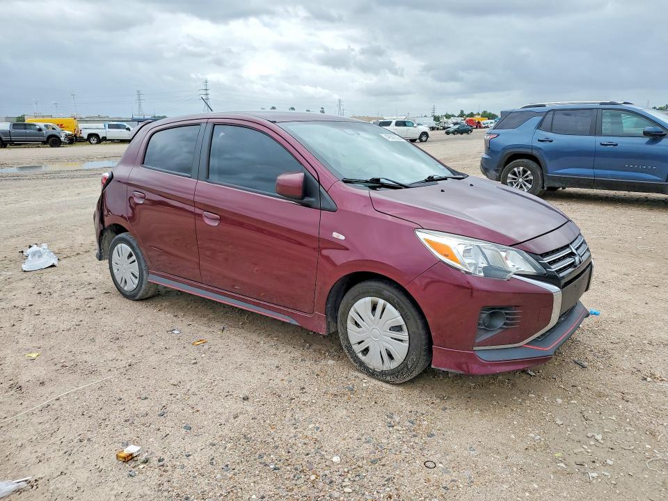 Auction sale of the 2022 Mitsubishi Mirage, vin: ML32AUHJ0NH007133, lot number: 49582336