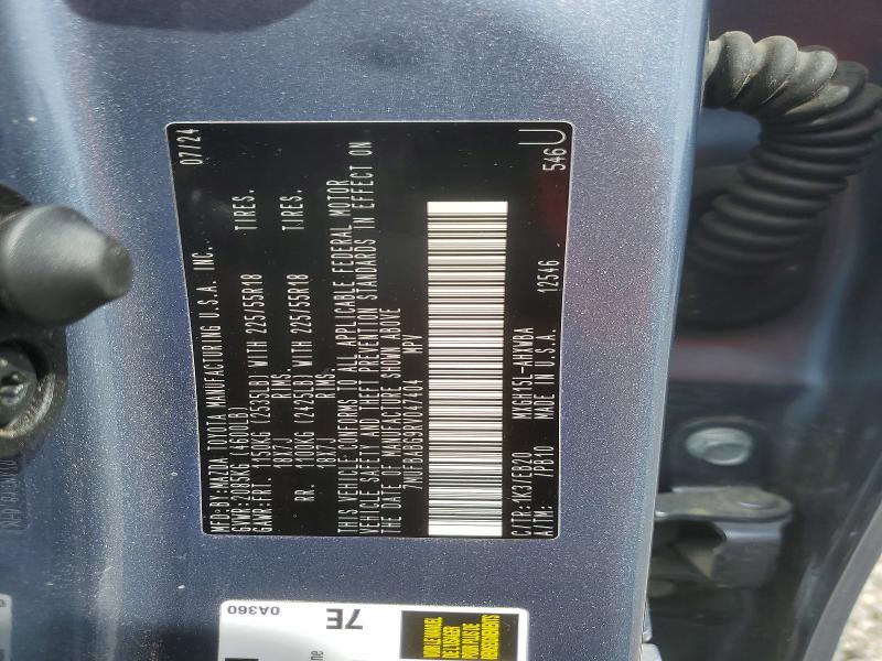 Aukcja sprzedaży 2024 Toyota Corolla Cross Hybrid, vin: 7MUFBABG9RV047404, numer aukcji: 46780356