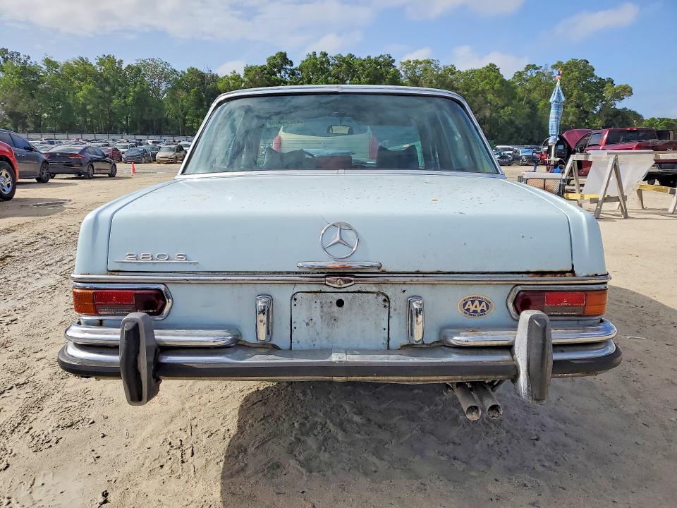 1971 Mercedes Benz 280 მანქანა იყიდება აუქციონზე, vin: 10801612074016, აუქციონის ნომერი: 49234386