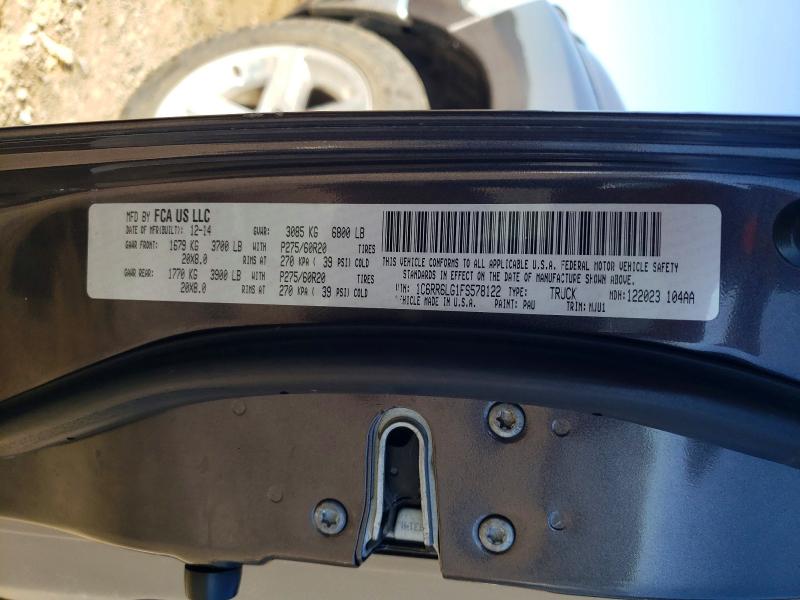 Продаж на аукціоні авто 2015 Ram 1500, vin: 1C6RR6LG1FS578122, номер лоту: 49068196