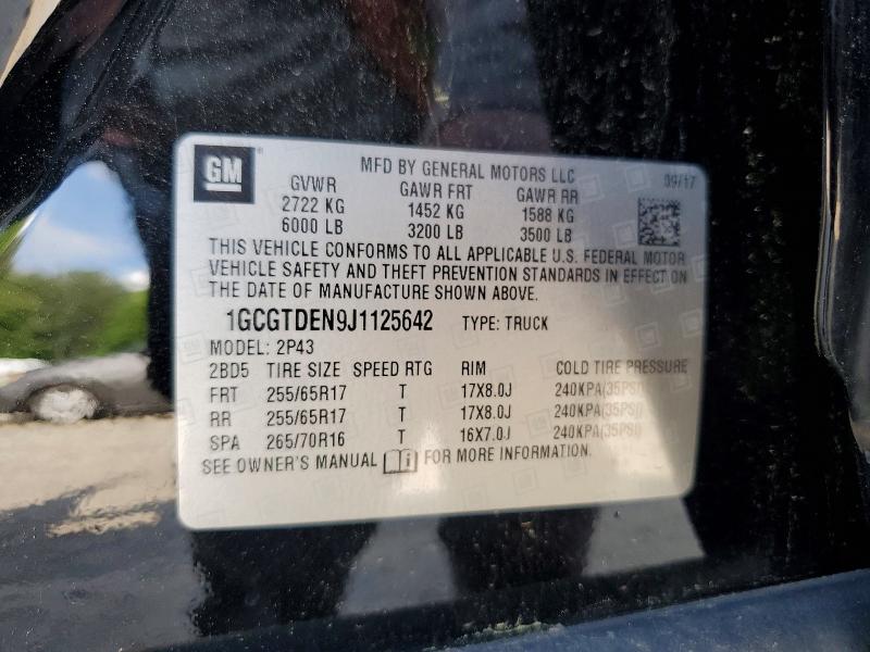 Продажа на аукционе авто 2018 Chevrolet Colorado, vin: 1GCGTDEN9J1125642, номер лота: 51344436