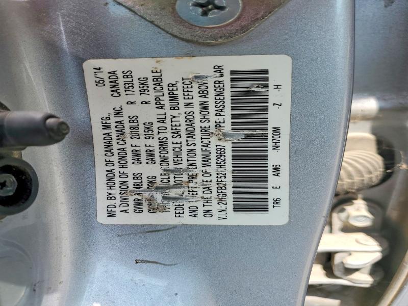 Aukcja sprzedaży 2014 Honda Civic, vin: 2HGFB2F52EH529697, numer aukcji: 49851096