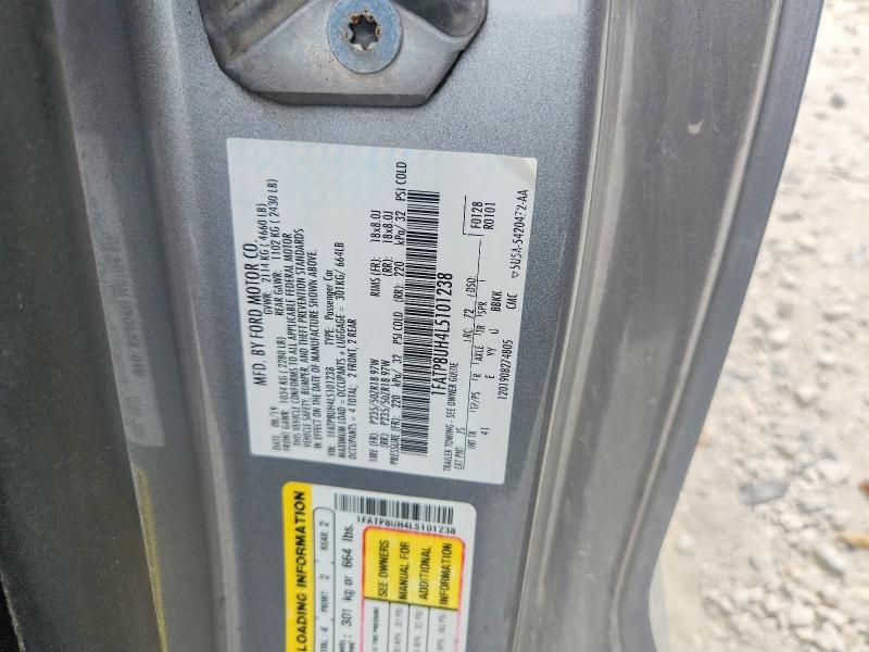 Aukcja sprzedaży 2020 Ford Mustang, vin: 1FATP8UH4L5101238, numer aukcji: 51788476