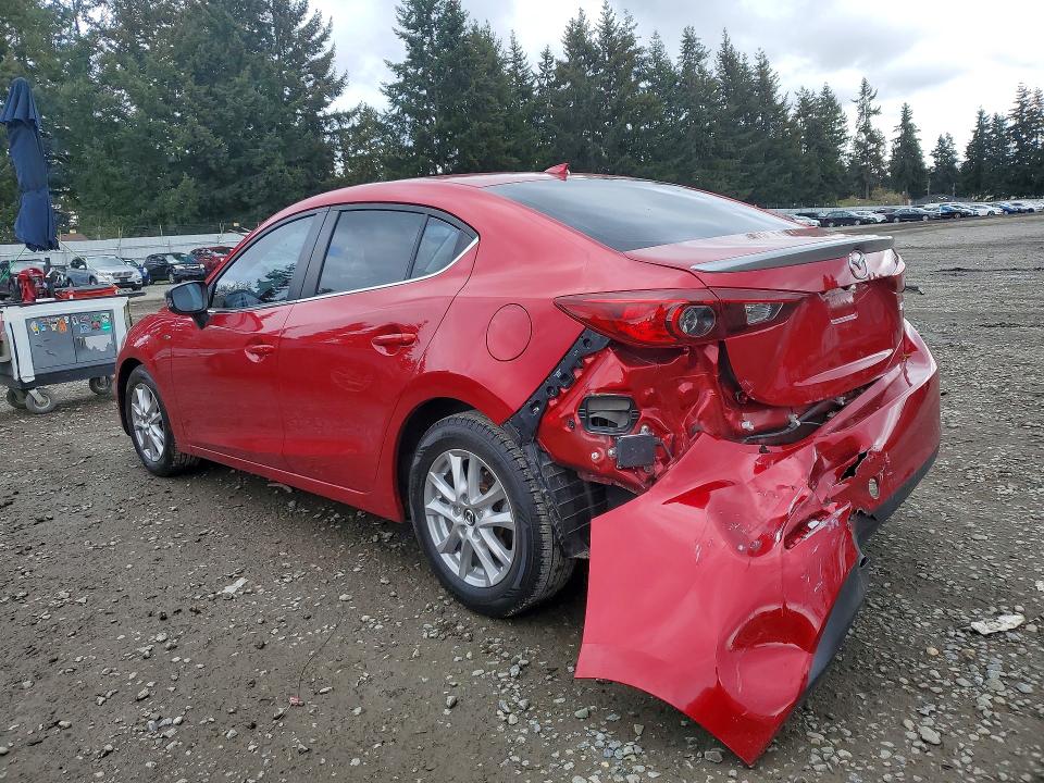 50141176 :رقم المزاد ، JM1BM1W78G1336233 vin ، 2016 Mazda 3 مزاد بيع