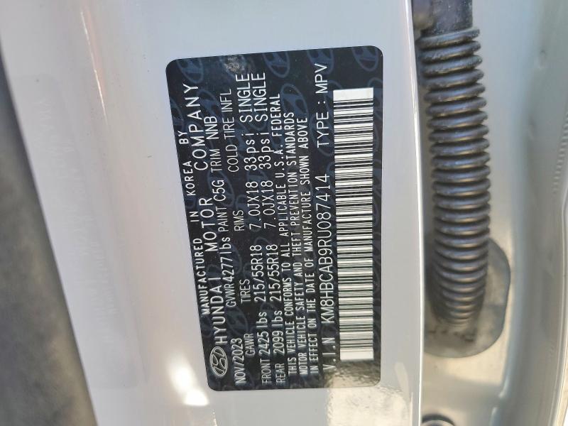 2024 Hyundai Kona მანქანა იყიდება აუქციონზე, vin: KM8HBCAB9RU087414, აუქციონის ნომერი: 51147706
