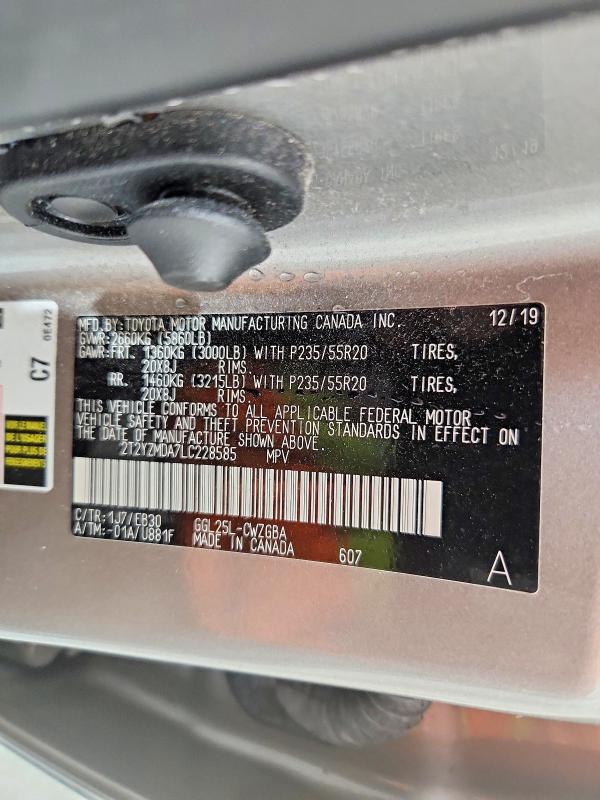 Продажа на аукционе авто 2020 Lexus Rx, vin: 2T2YZMDA7LC228585, номер лота: 52055026