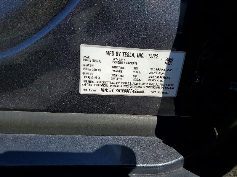 Aukcja sprzedaży 2023 Tesla Model S, vin: 5YJSA1E68PF499666, numer aukcji: 48667276