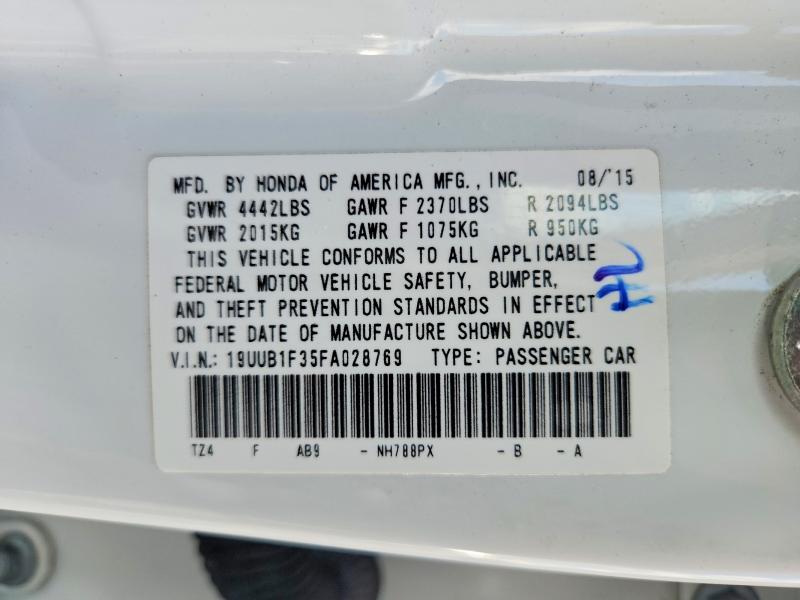 Продажа на аукционе авто 2015 Acura Tlx, vin: 19UUB1F35FA028769, номер лота: 51532806