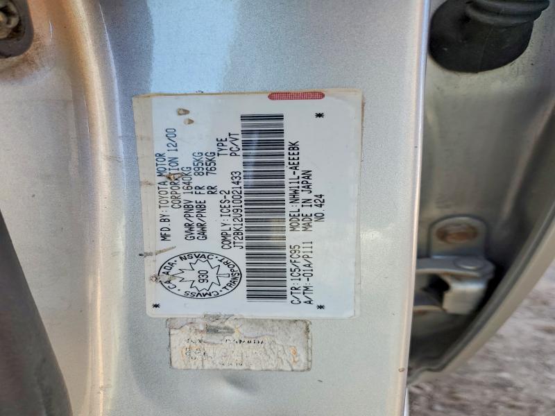 Auction sale of the 2001 Toyota Prius, vin: JT2BK12U910021433, lot number: 50967336