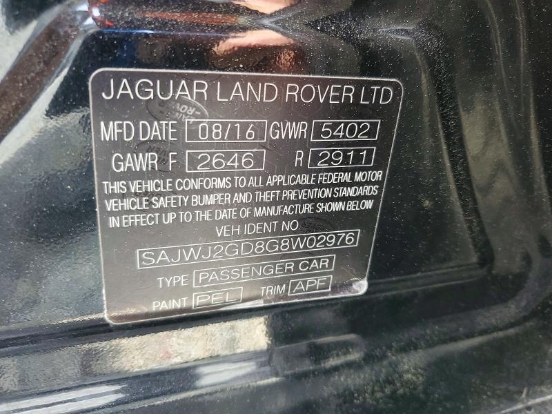 2016 Jaguar Xjl მანქანა იყიდება აუქციონზე, vin: SAJWJ2GD8G8W02976, აუქციონის ნომერი: 48997716
