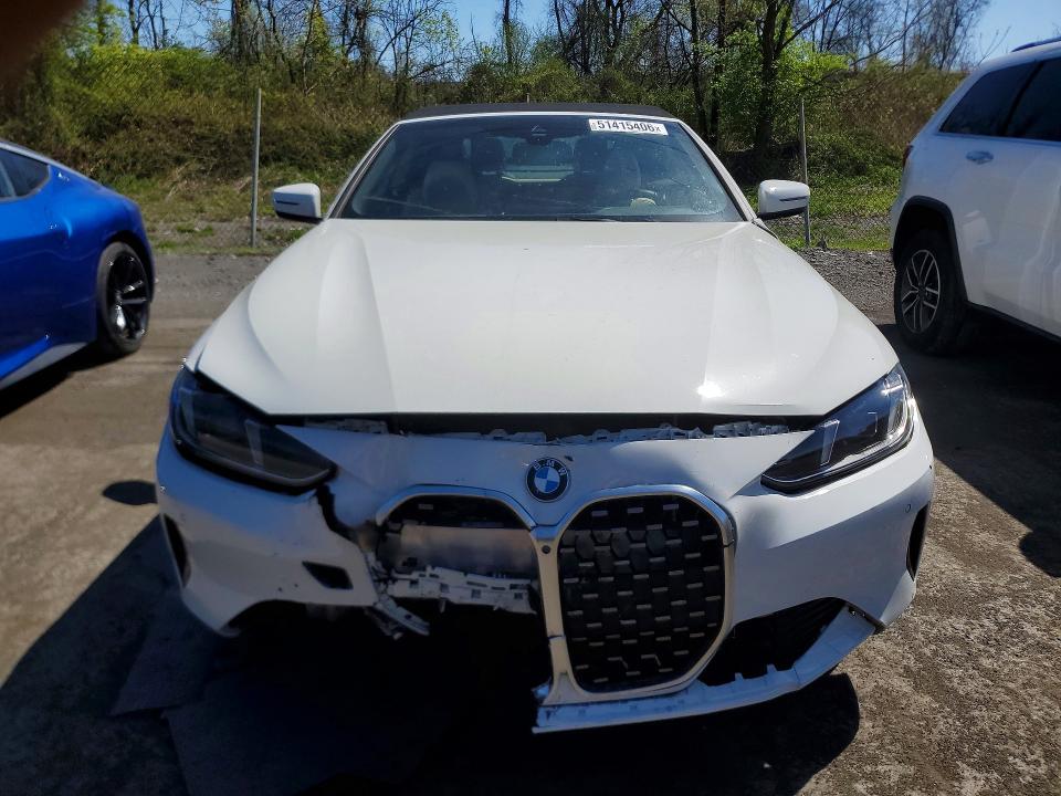 2026 Bmw 430i მანქანა იყიდება აუქციონზე, vin: WBA33DB02TCV39020, აუქციონის ნომერი: 51415406