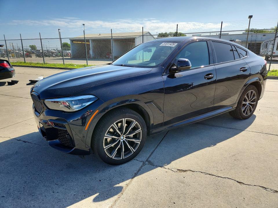 2023 Bmw X6 მანქანა იყიდება აუქციონზე, vin: 5UXCY6C06P9N71775, აუქციონის ნომერი: 51511426