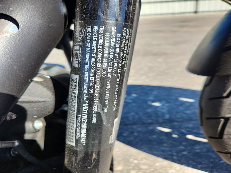 50584066 :رقم المزاد ، 1HD1YWZ15RB040747 vin ، 2024 Harley-davidson Fxlrs مزاد بيع
