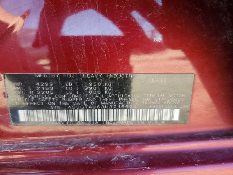 Aukcja sprzedaży 2017 Subaru Impreza, vin: 4S3GTAU63H3716623, numer aukcji: 51247926