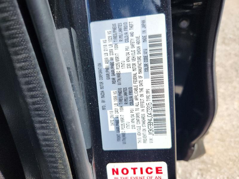 50276046 :رقم المزاد ، JM3KFBBM4J0473315 vin ، 2018 Mazda Cx-5 مزاد بيع