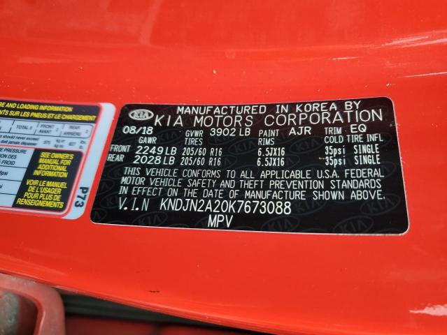 Продаж на аукціоні авто 2019 Kia Soul, vin: KNDJN2A20K7673088, номер лоту: 49309996