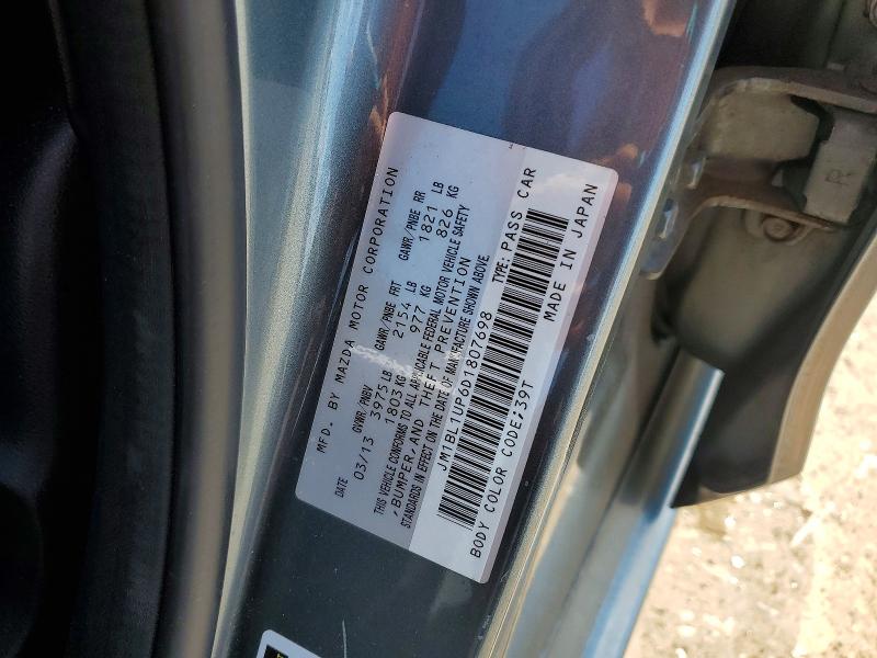 Auction sale of the 2013 Mazda 3, vin: JM1BL1UP6D1807698, lot number: 48898936