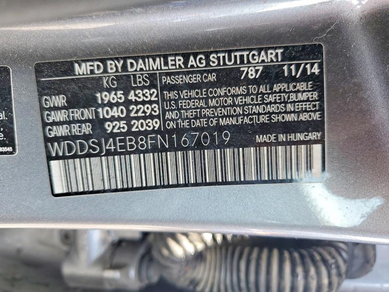Aukcja sprzedaży 2015 Mercedes-benz Cla, vin: WDDSJ4EB8FN167019, numer aukcji: 50675826