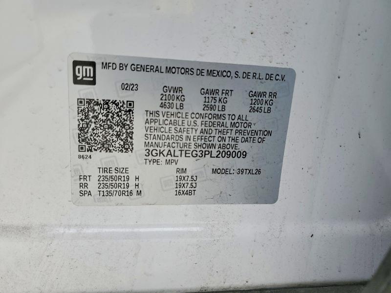 48419706 :رقم المزاد ، 3GKALTEG3PL209009 vin ، 2023 Gmc Terrain مزاد بيع