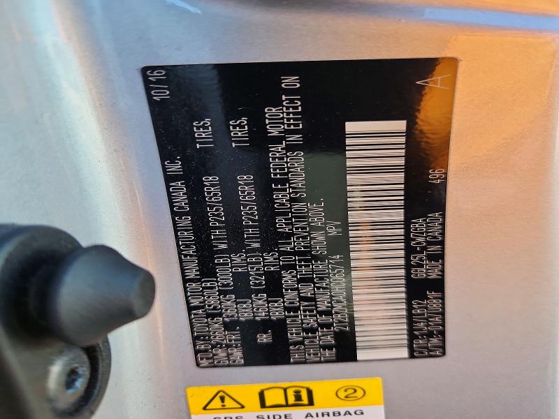 51783276 :رقم المزاد ، 2T2BZMCA0HC065714 vin ، 2017 Lexus Rx 350 مزاد بيع