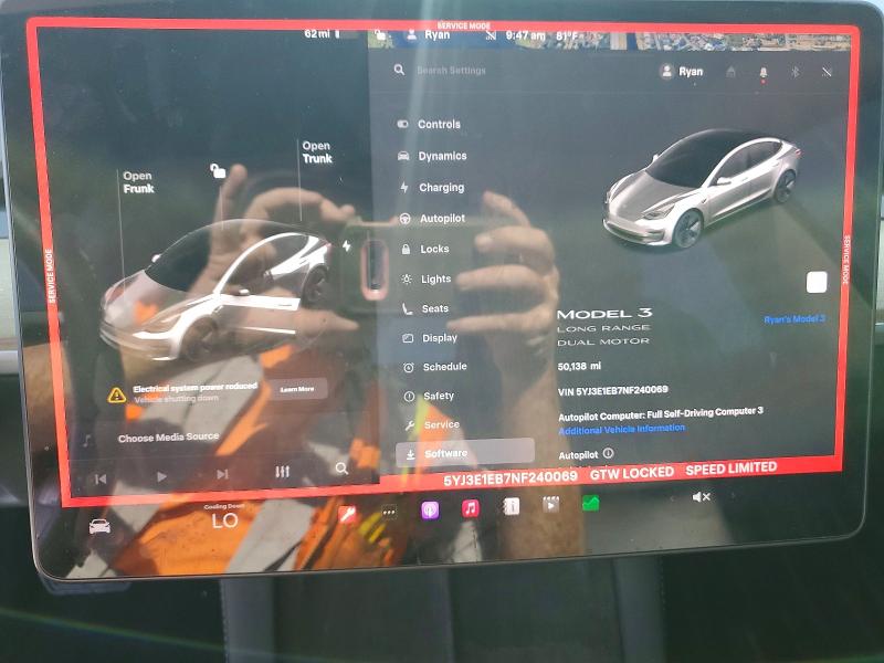 Aukcja sprzedaży 2022 Tesla Model 3, vin: 5YJ3E1EB7NF240069, numer aukcji: 51347946