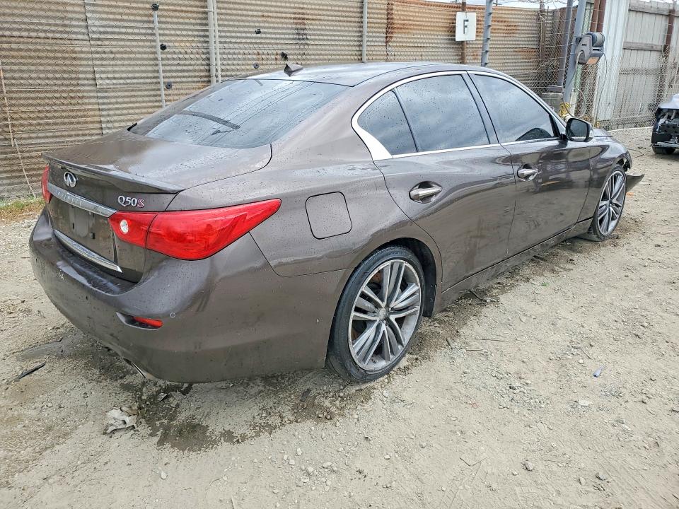 2014 Infiniti Q50 მანქანა იყიდება აუქციონზე, vin: JN1BV7AP3EM683135, აუქციონის ნომერი: 50787406
