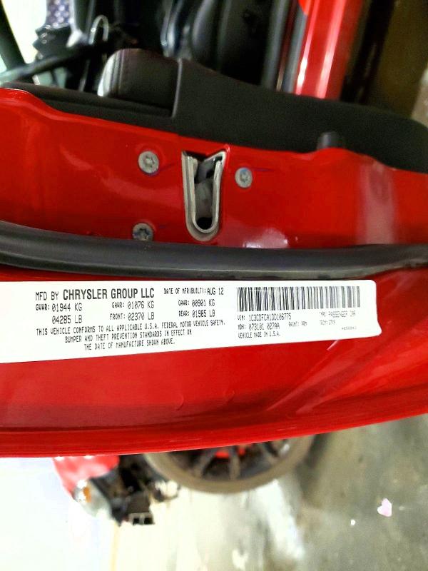 49253696 :رقم المزاد ، 1C3CDFCA1DD106775 vin ، 2013 Dodge Dart مزاد بيع