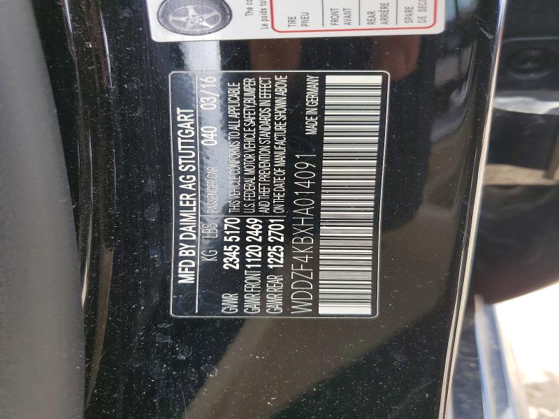 Продаж на аукціоні авто 2017 Mercedes-benz E, vin: WDDZF4KBXHA014091, номер лоту: 50955296