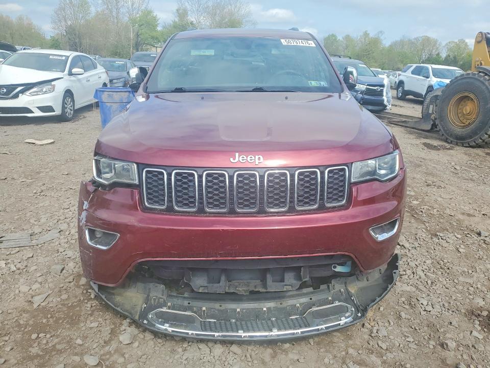 2018 Jeep Grand Cherokee მანქანა იყიდება აუქციონზე, vin: 1C4RJFBG5JC250092, აუქციონის ნომერი: 50797476