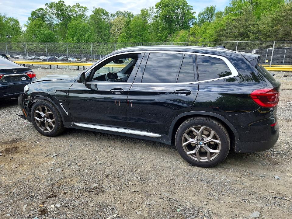 2021 Bmw X3 მანქანა იყიდება აუქციონზე, vin: 5UXTS1C0XM9G87497, აუქციონის ნომერი: 50836666