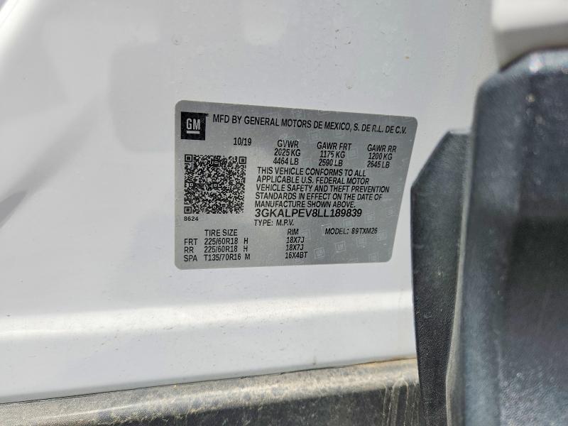 Aukcja sprzedaży 2020 Gmc Terrain, vin: 3GKALPEV8LL189839, numer aukcji: 51328296