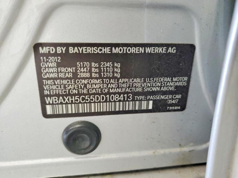 Aukcja sprzedaży 2013 Bmw 528, vin: WBAXH5C55DD108413, numer aukcji: 56515996