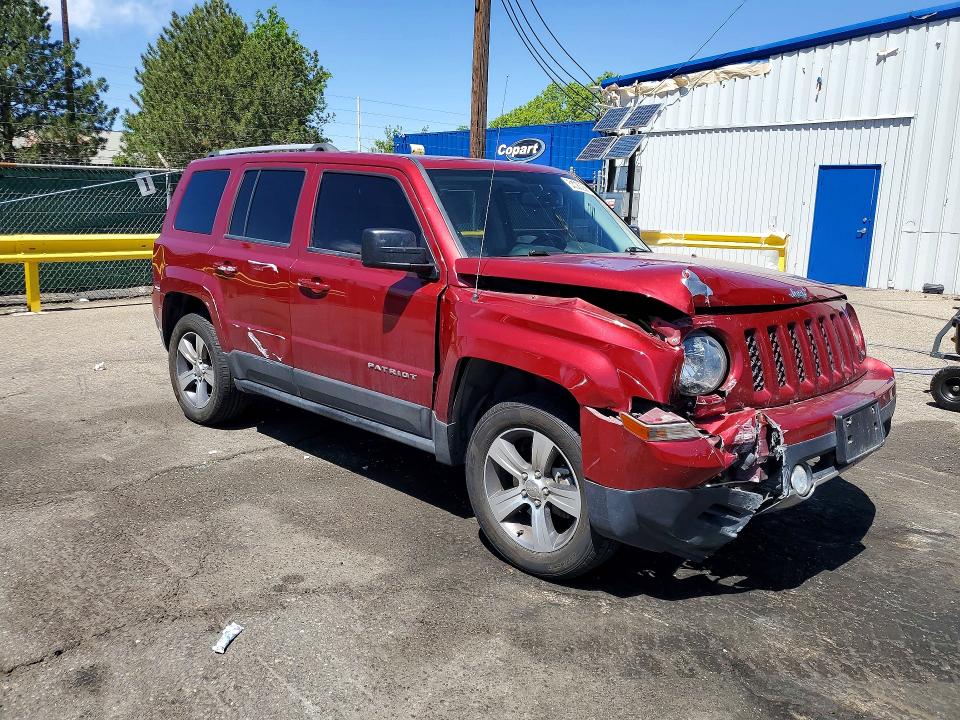 2016 Jeep Patriot მანქანა იყიდება აუქციონზე, vin: 1C4NJRFB1GD709202, აუქციონის ნომერი: 51083266