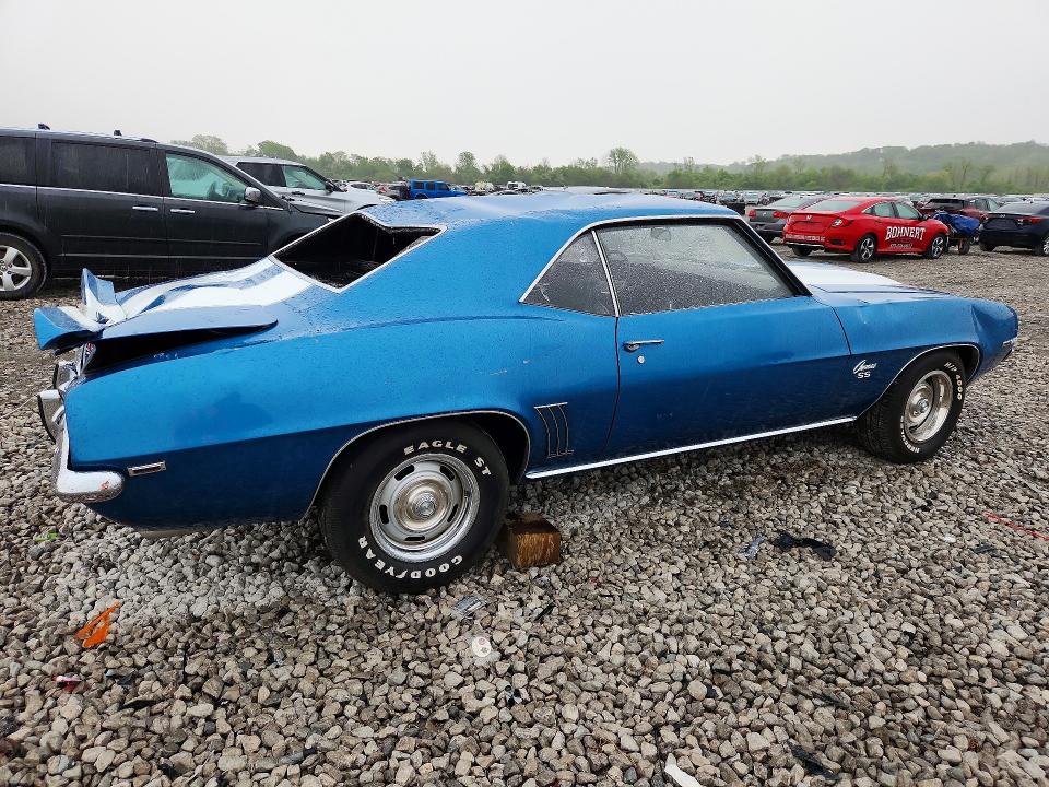 Aukcja sprzedaży 1969 Chev Camaro, vin: 123379N594960, numer aukcji: 49627946