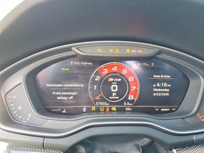 Продажа на аукционе авто 2020 Audi Sq5, vin: WA1B4AFYXL2070009, номер лота: 51013806