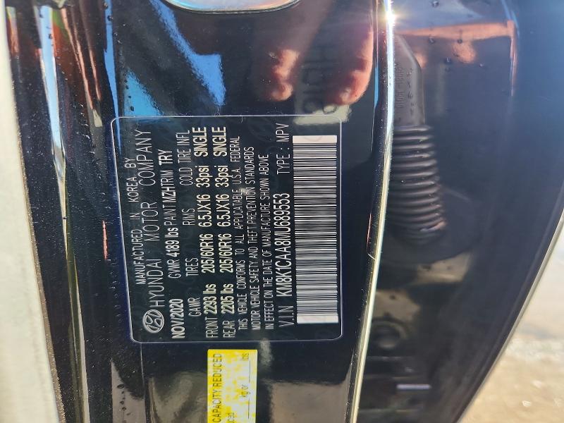 49123346 :رقم المزاد ، KM8K1CAA8MU689553 vin ، 2021 Hyundai Kona مزاد بيع