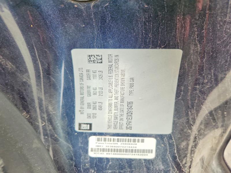 Продажа на аукционе авто 2013 Chevrolet Camaro, vin: 2G1FA1E3XD9184786, номер лота: 51297046