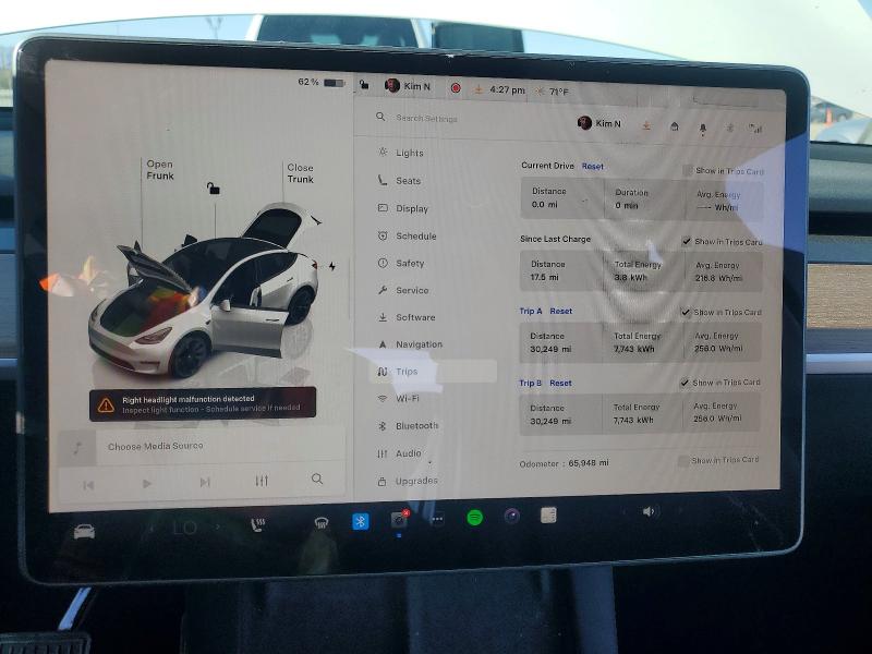50259016 :رقم المزاد ، 7SAYGAEE6NF535984 vin ، 2022 Tesla Model Y مزاد بيع
