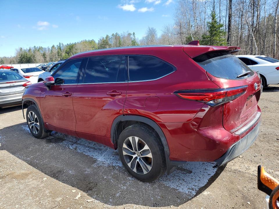 2022 Toyota Highlander Hybrid მანქანა იყიდება აუქციონზე, vin: 5TDGBRCH4NS560512, აუქციონის ნომერი: 50556076