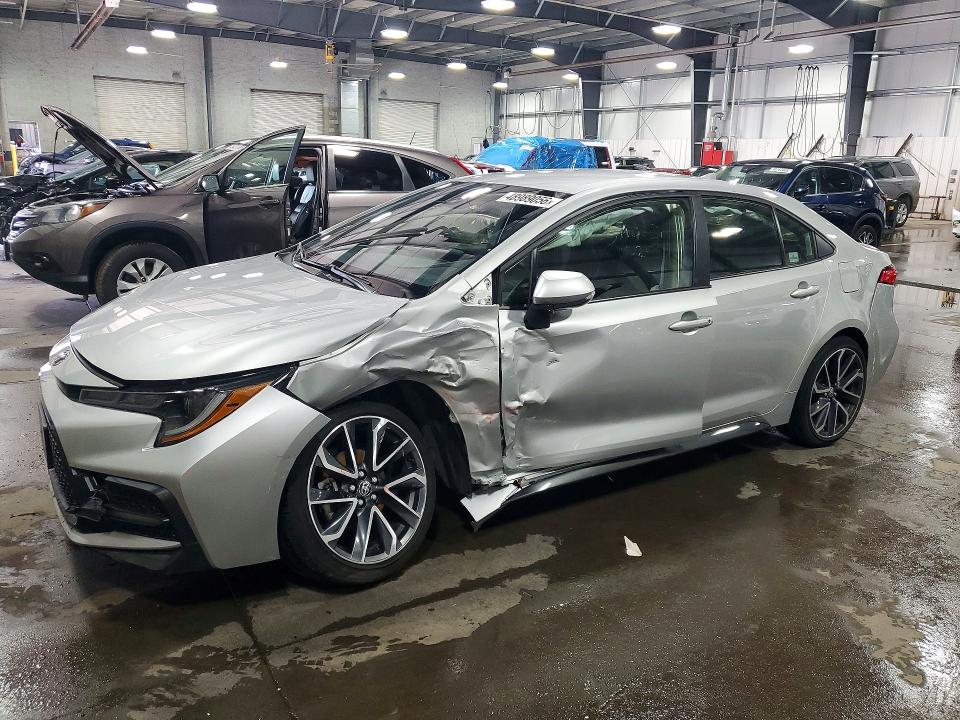 48989056 :رقم المزاد ، JTDS4MCE8NJ084498 vin ، 2022 Toyota Corolla مزاد بيع