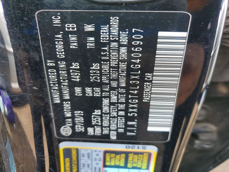 2020 Kia Optima მანქანა იყიდება აუქციონზე, vin: 5XXGT4L3XLG406907, აუქციონის ნომერი: 48505826