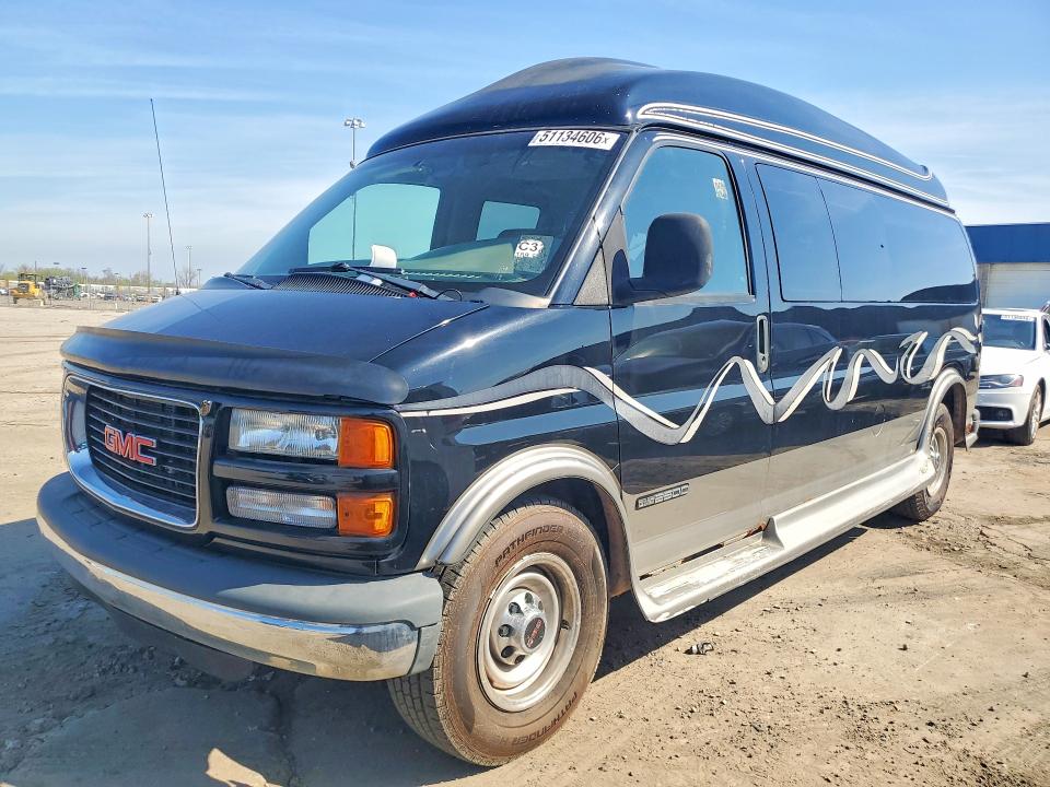 51134606 :رقم المزاد ، 1GDGG29R4Y1146331 vin ، 2000 Gmc Savana مزاد بيع