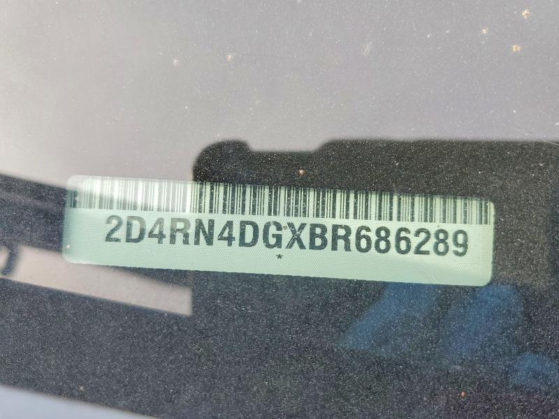 Продаж на аукціоні авто 2011 Dodge Grand Caravan, vin: 2D4RN4DGXBR686289, номер лоту: 49076896