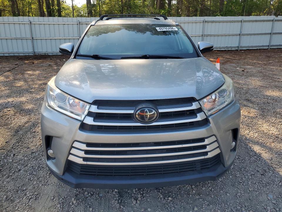 Aukcja sprzedaży 2018 Toyota Highlander, vin: 5TDKZRFH2JS544465, numer aukcji: 49795496