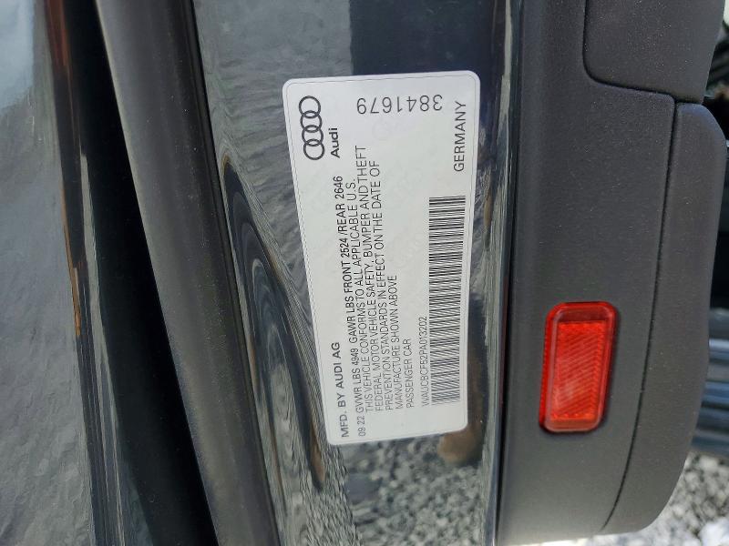 2023 Audi A5 მანქანა იყიდება აუქციონზე, vin: WAUCBCF52PA013202, აუქციონის ნომერი: 49808446