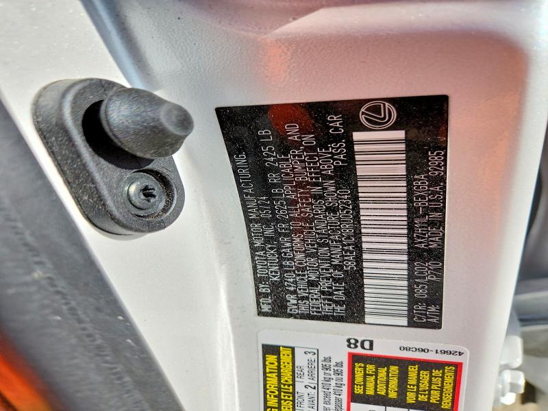 Продаж на аукціоні авто 2024 Lexus Es 300h, vin: 58AEA1C18RU052340, номер лоту: 49274246