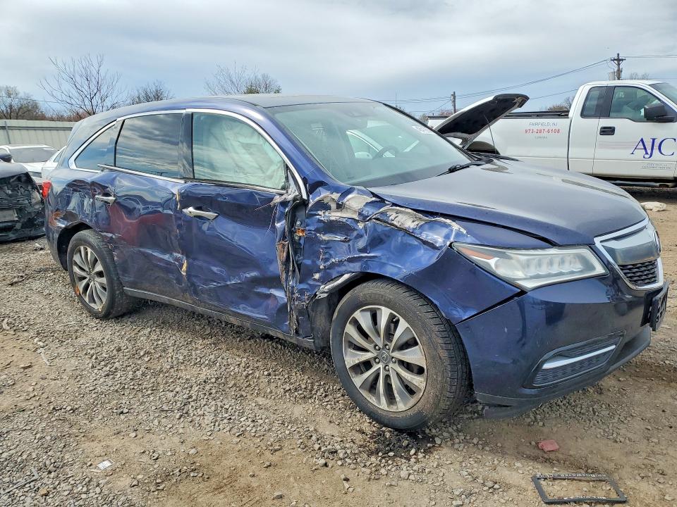 48419256 :رقم المزاد ، 5FRYD4H45GB033575 vin ، 2016 Acura Mdx مزاد بيع