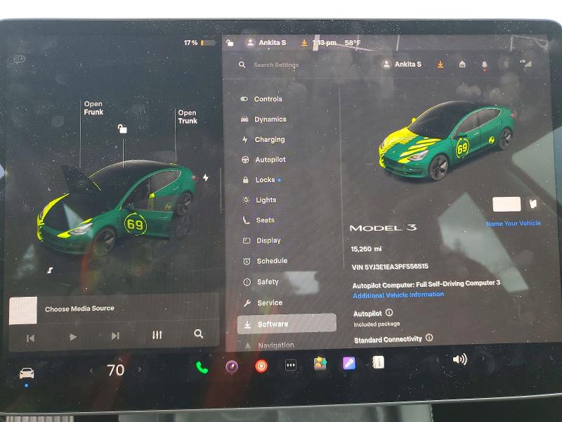 Продажа на аукционе авто 2023 Tesla Model 3, vin: 5YJ3E1EA3PF556515, номер лота: 50926476