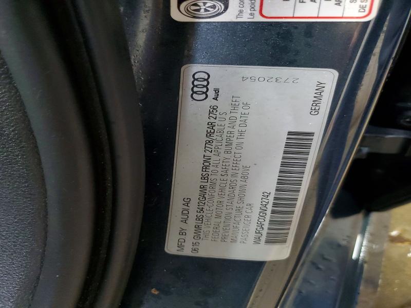 Aukcja sprzedaży 2016 Audi A6, vin: WAUFGAFC0GN042742, numer aukcji: 51327686