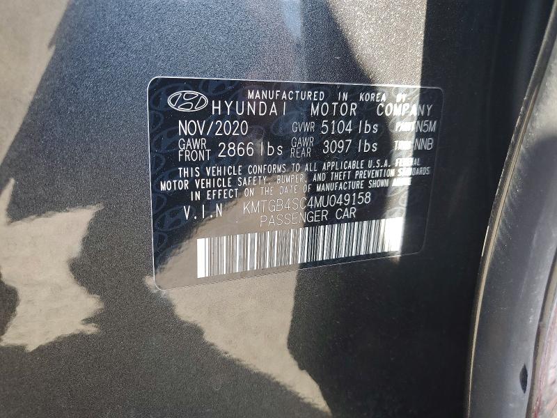 49418306 :رقم المزاد ، KMTGB4SC4MU049158 vin ، 2021 Genesis G80 مزاد بيع